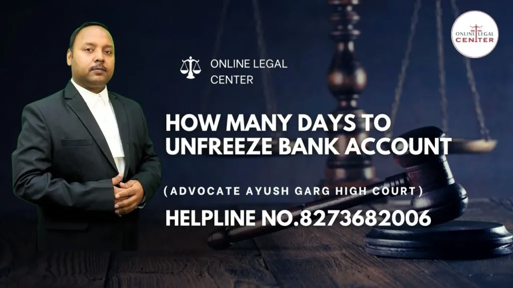 How Many Days to Unfreeze Bank Account